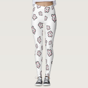 Blume motif Leggings