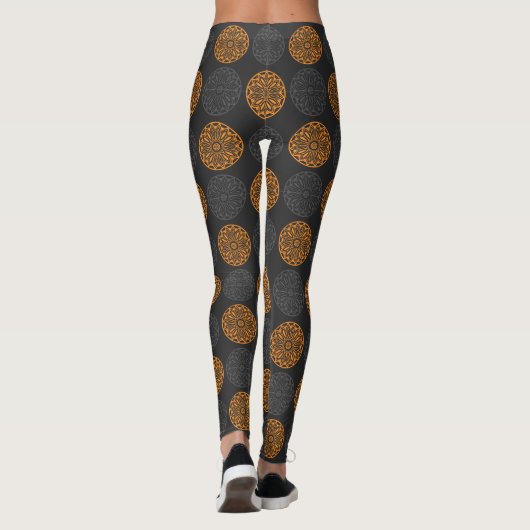 Blume motif Leggings (Rückseite)