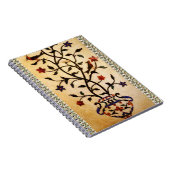 Blume-Motif-Notebook Notizblock (Rechte Seite)