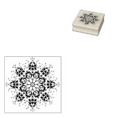 Blume motif Silhouette Briefmarke Gummistempel (Stempel)