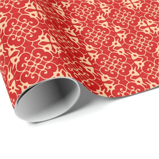 Blume Motif Wrapping Paper (Farbe auswählen) Geschenkpapier (Rolleneckpunkt)