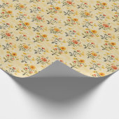 Blume-Motive für den Frühling Geschenkpapier (Ecke)