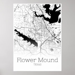 Blume Mound Map - Texas - City Map Poster
