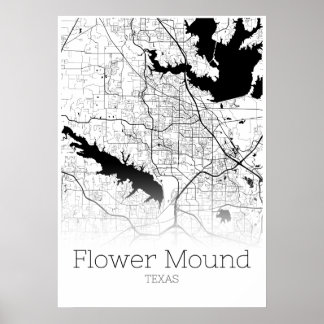 Blume Mound Map - Texas - City Map Poster