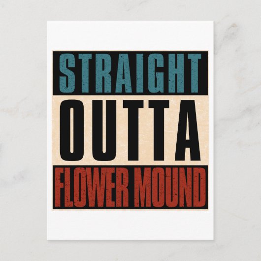 Blume Mound Texas TX Postkarte (Vorderseite)