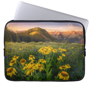 Blume Mountain Meadow Crested Butte Colorado Laptopschutzhülle