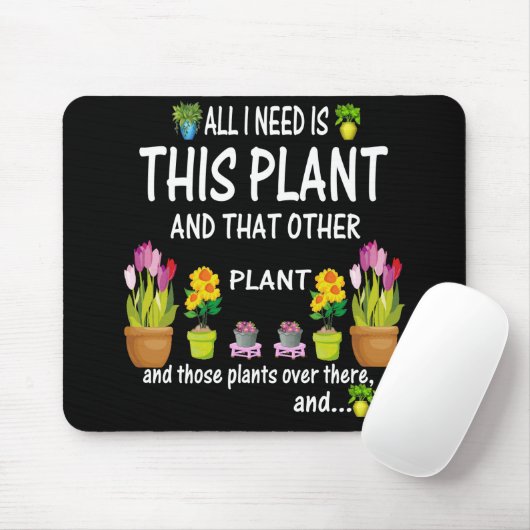 Blume Mousepad (Mit Mouse)