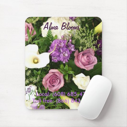 Blume Mousepad (Mit Mouse)