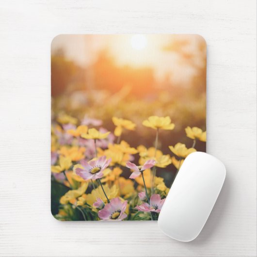 Blume Mousepad (Mit Mouse)