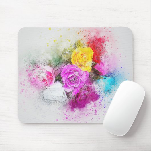 Blume Mousepad (Mit Mouse)