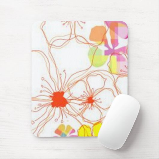 Blume Mousepad (Mit Mouse)