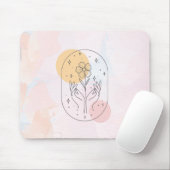 Blume Mousepad (Mit Mouse)