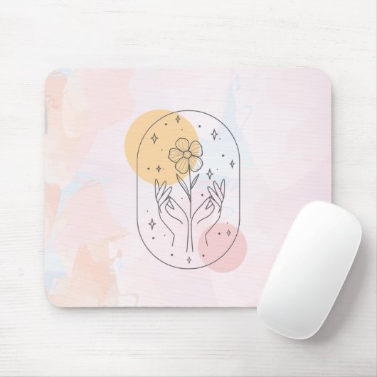 Blume Mousepad (Mit Mouse)