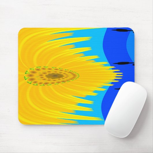 Blume Mousepad (Mit Mouse)