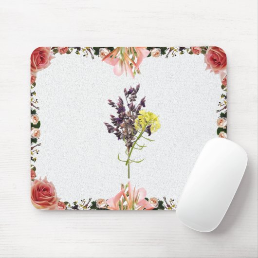 Blume Mousepad (Mit Mouse)