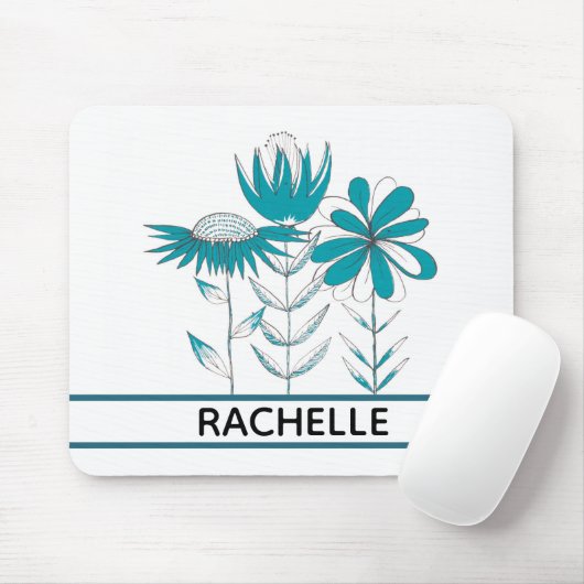 Blume Mousepad (Mit Mouse)