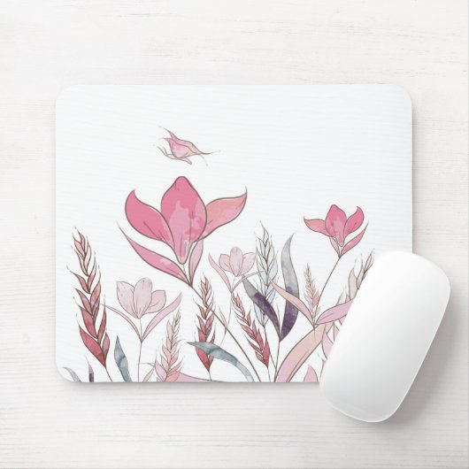 Blume Mousepad (Mit Mouse)