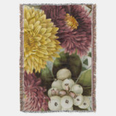 Blume Mum Floral Decke (Vorderseite Vertikal)