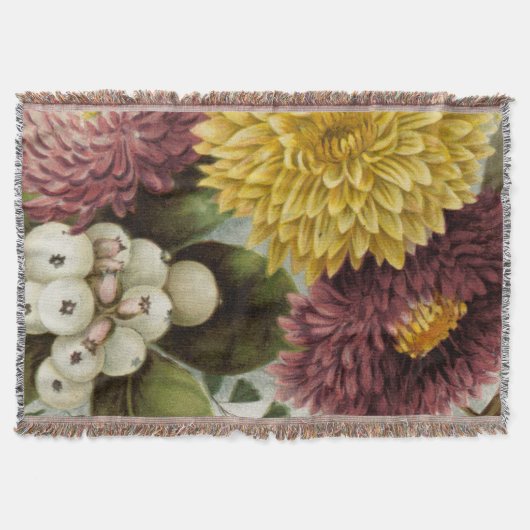Blume Mum Floral Decke (Vorderseite)