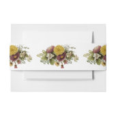 Blume Mum Floral Einladungsbanderole (Vorderseite Beispiel)