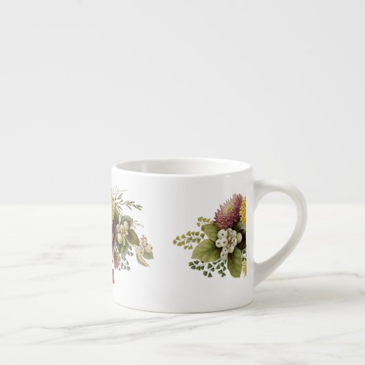 Blume Mum Floral Espressotasse (Rechts)