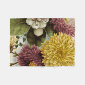 Blume Mum Floral Fleecedecke (Vorderseite (Horizontal))