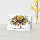 Blume Mum Floral Karte (Gelbe Blume)