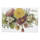 Blume Mum Floral Kissenbezug (Rückseite)