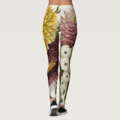 Blume Mum Floral Leggings (Rückseite)