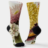 Blume Mum Floral Socken (Gewinkelt)