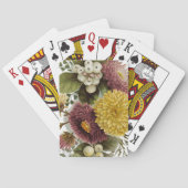 Blume Mum Floral Spielkarten (Rückseite)