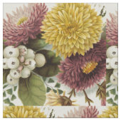 Blume Mum Floral Stoff (Nahaufnahme)