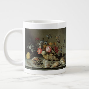 Blume, Muscheln und Insekten Balthasar van der Ast Jumbo-Tasse