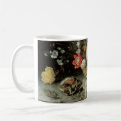 Blume, Muscheln und Insekten Balthasar van der Ast Kaffeetasse (Links)