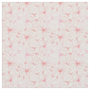 Blume Muster 02B.b Weiße BG Stoff