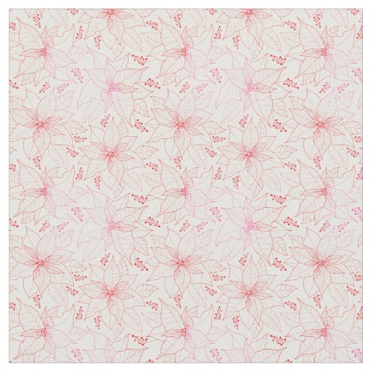 Blume Muster 02B.b Weiße BG Stoff (Nahaufnahme)