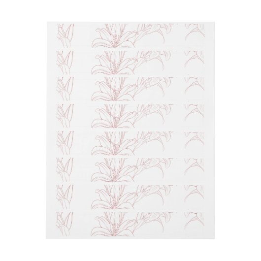 Blume Muster 10 (Bogen)
