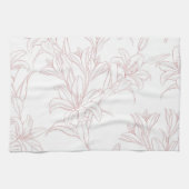 Blume Muster 10 Geschirrtuch (Horizontal)