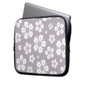 Blume Muster 2 Laptopschutzhülle (Vorderseite Links)