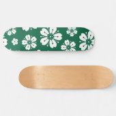 Blume Muster 3 Skateboard (Horizontal)
