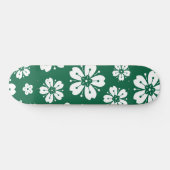 Blume Muster 3 Skateboard (Horizontal)