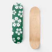 Blume Muster 3 Skateboard (Vorderseite)