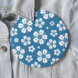 Blume Muster 5 Button