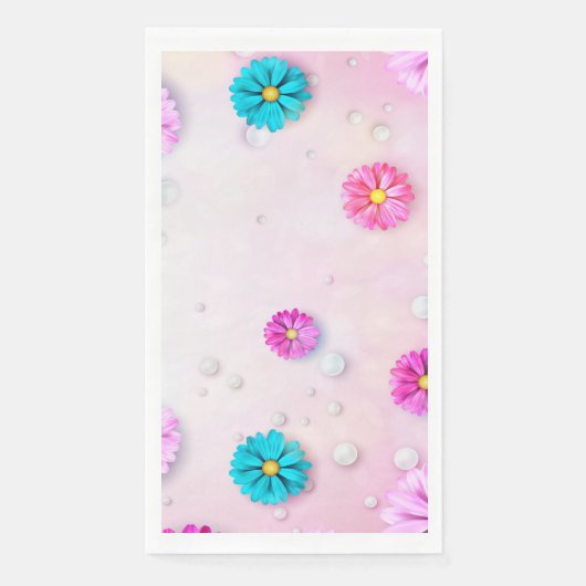 Blume Muster 7 Serviette (Vorderseite)