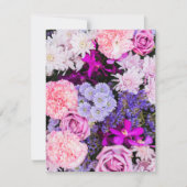 Blume Muster 8 Mitteilungskarte (Vorderseite)