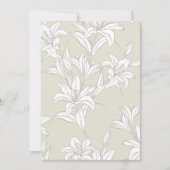 Blume Muster 9 Dankeskarte (Vorderseite)