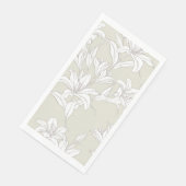 Blume Muster 9 Serviette (Ecke)