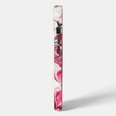 Blume Muster Aquarellfarbe Rosa Case-Mate iPhone Hülle (Rückseite / Links)