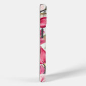 Blume Muster Aquarellfarbe Rosa Case-Mate iPhone Hülle (Rückseite / Rechts)
