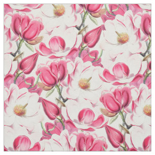 Blume Muster Aquarellfarbe Rosa Stoff